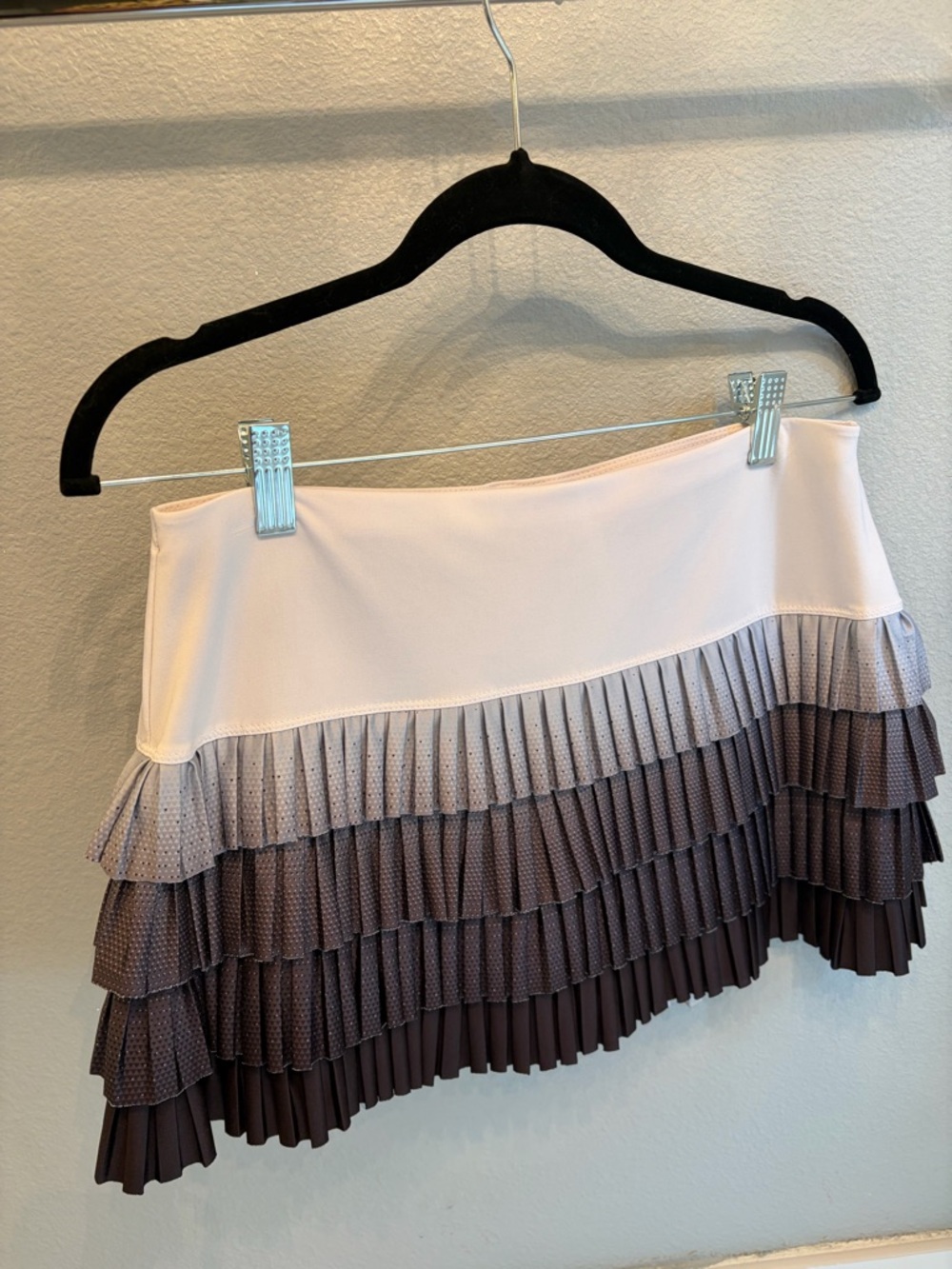 Lucky in Love Pleated Tiered Mini Tennis Skirt